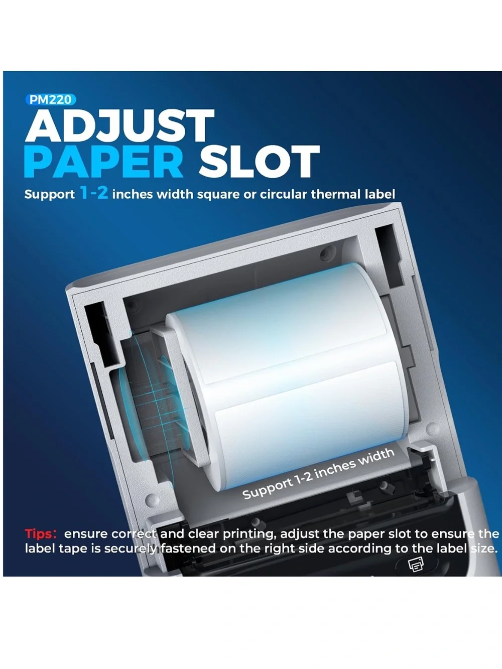 NELKO Label Maker machine with tape Bluetooth label printer